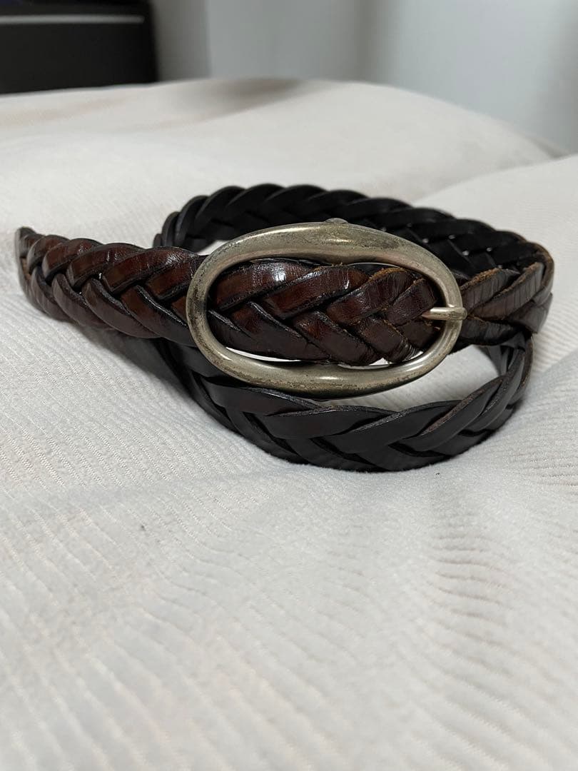 ダニエル&ボブ　編み込みレザーベルト ダニエルアンドボブ ダニエル&ボブ ベルト メッシュ レザー 編み込み