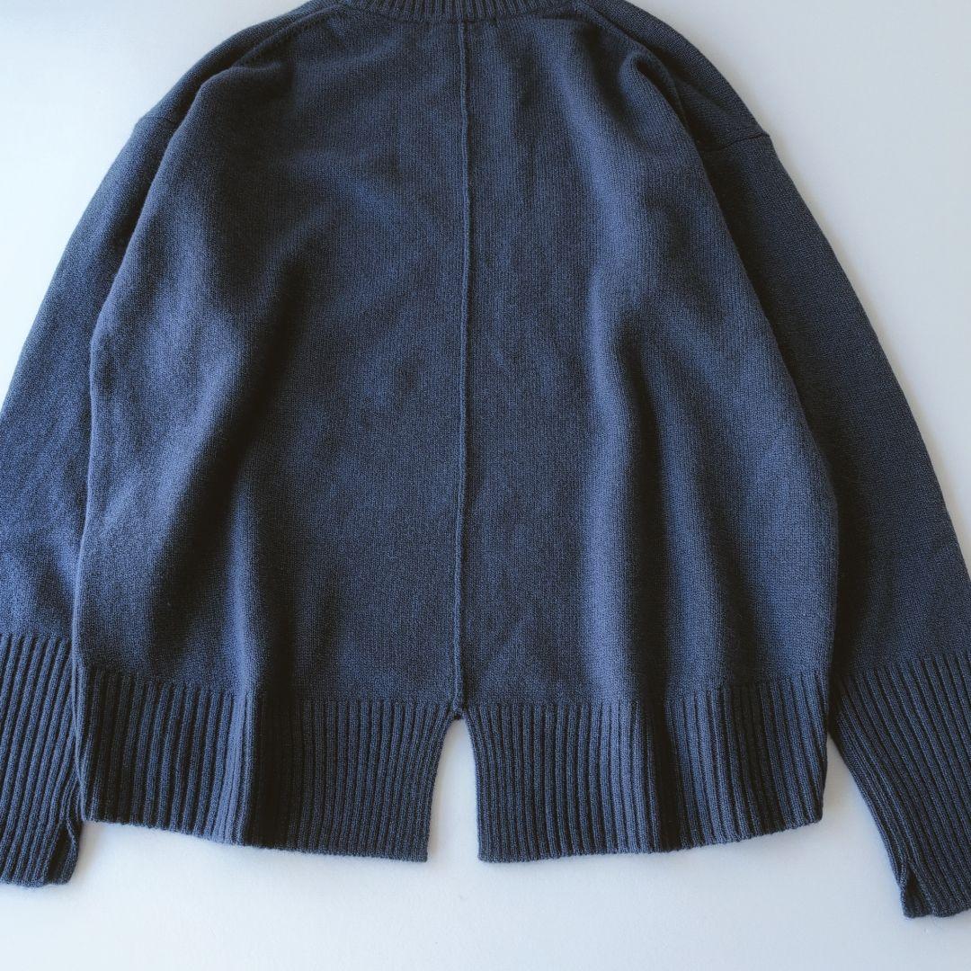 極美品23区 滝沢眞規子さん着用/洗えるウールカシミヤクルーネック