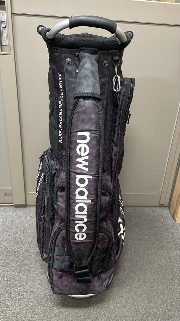 new balance キャディバッグ 黒/グレー キャディバッグ(46インチ対応)(9型) (UNISEX) | new balance golf