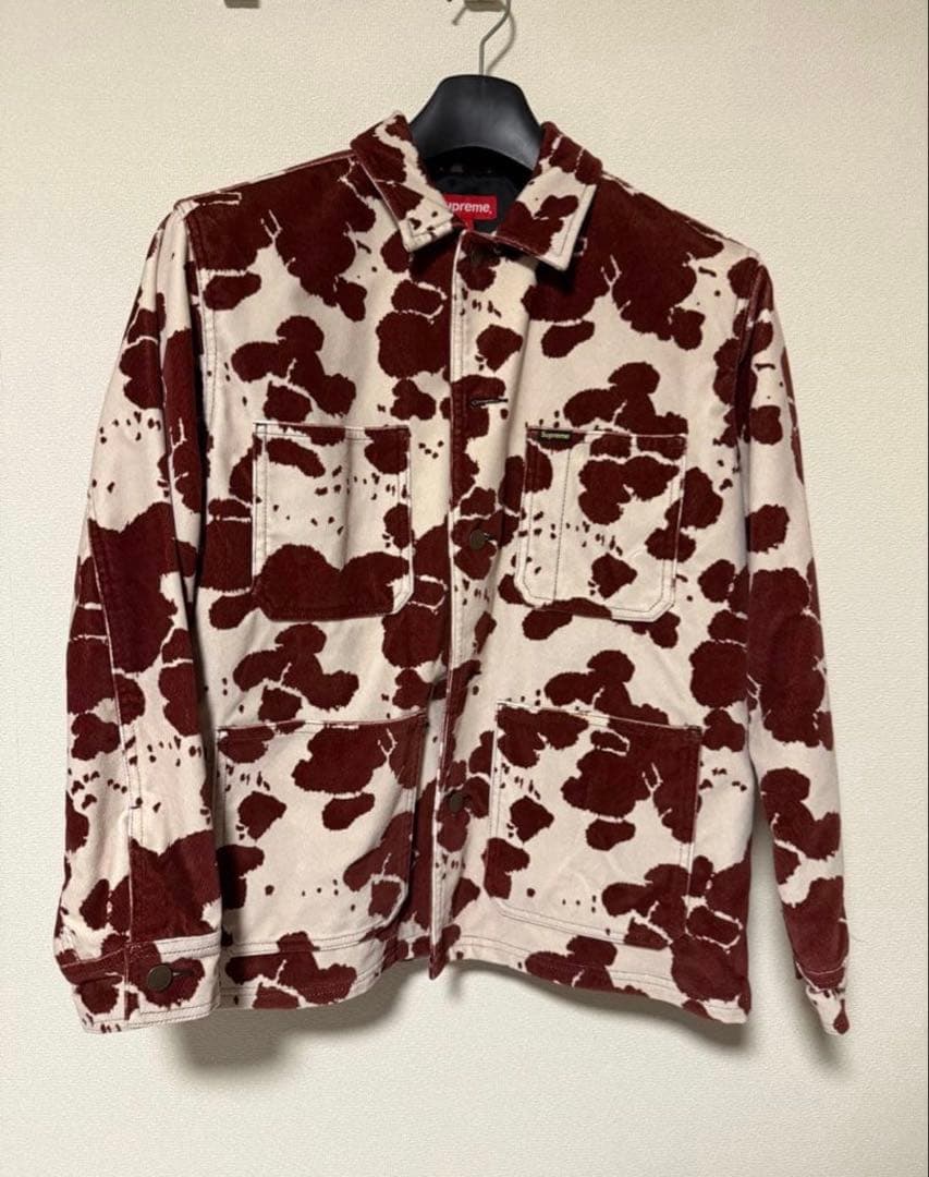 Supreme velvet chore coat - メルカリ