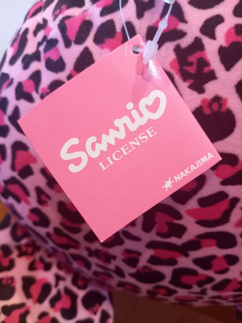 希少 ハローキティ ぬいぐるみ 2008年 ヒョウ柄 ピンク 特大 2L 新品