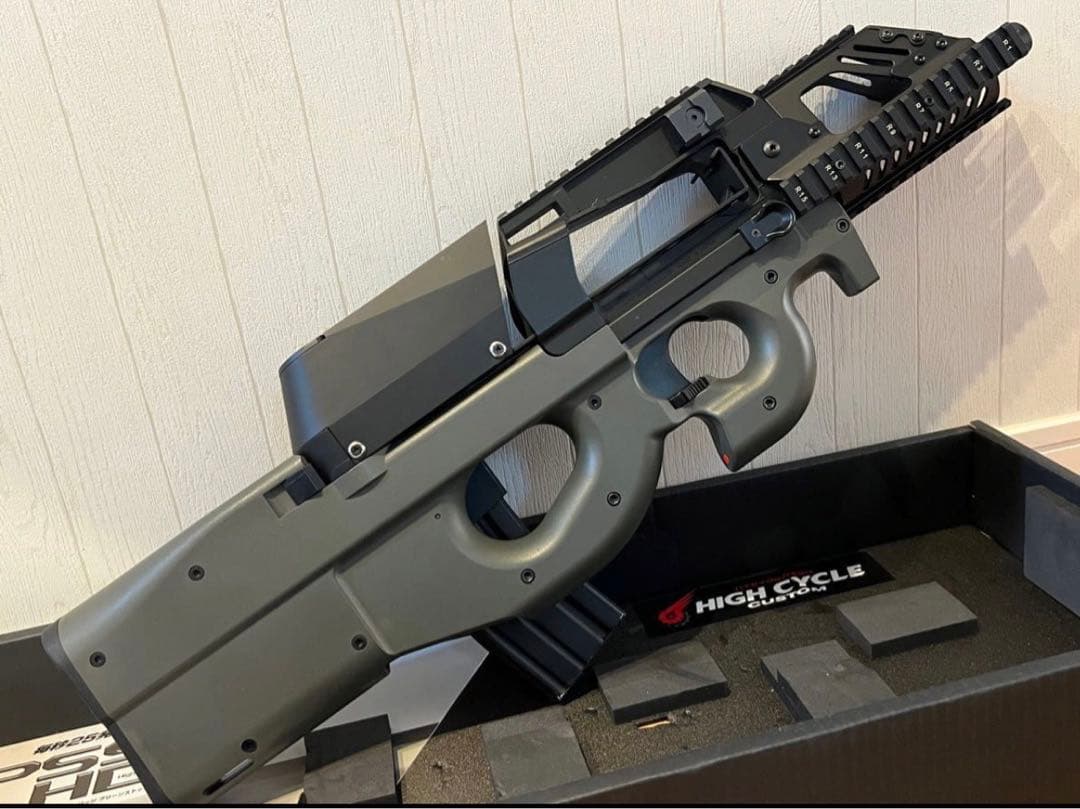 東京マルイ P90 外装カスタム品 ハイサイクル - メルカリ