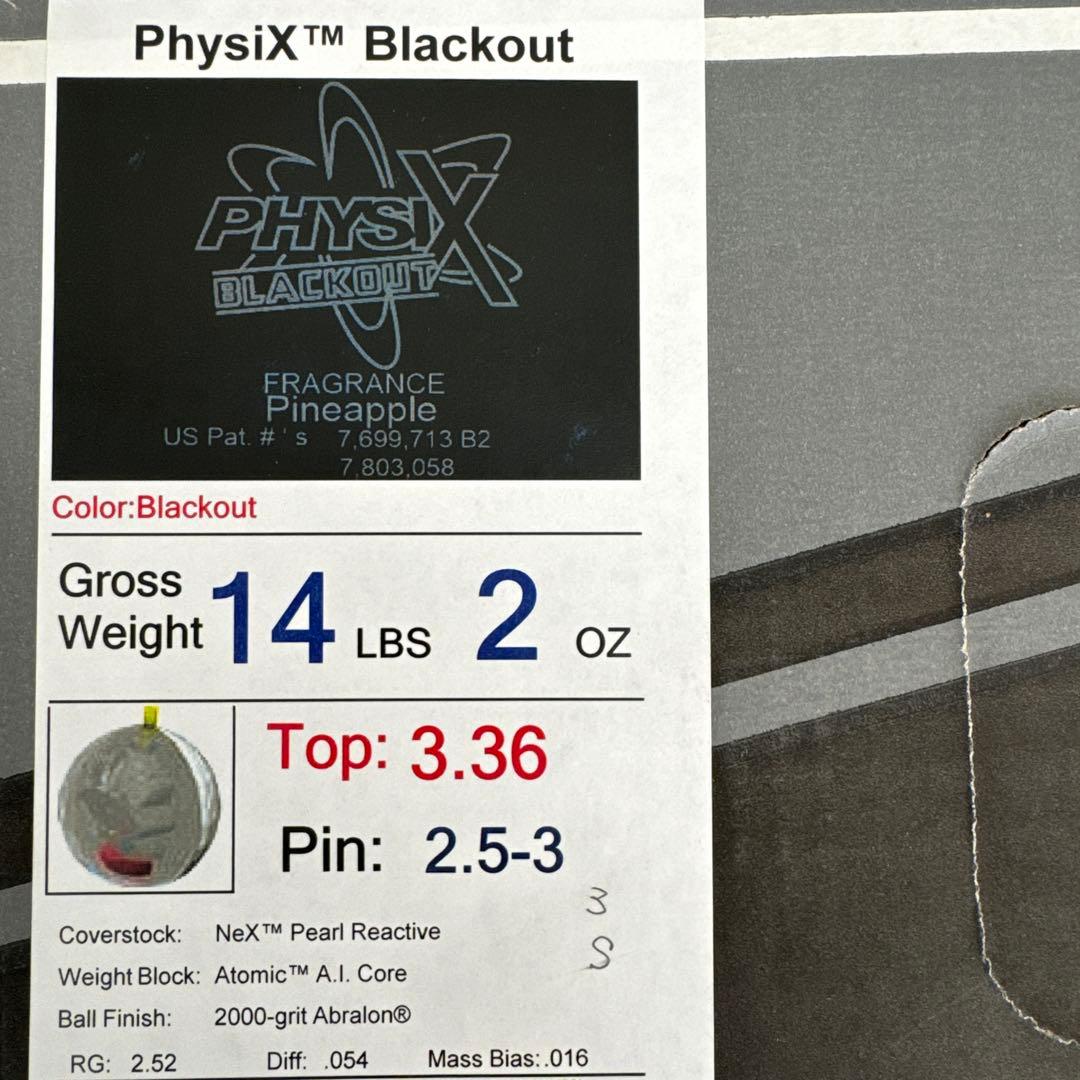STORM PHYSIX BLACKOUT フィジックス ブラックアウト 14ポンド 新品