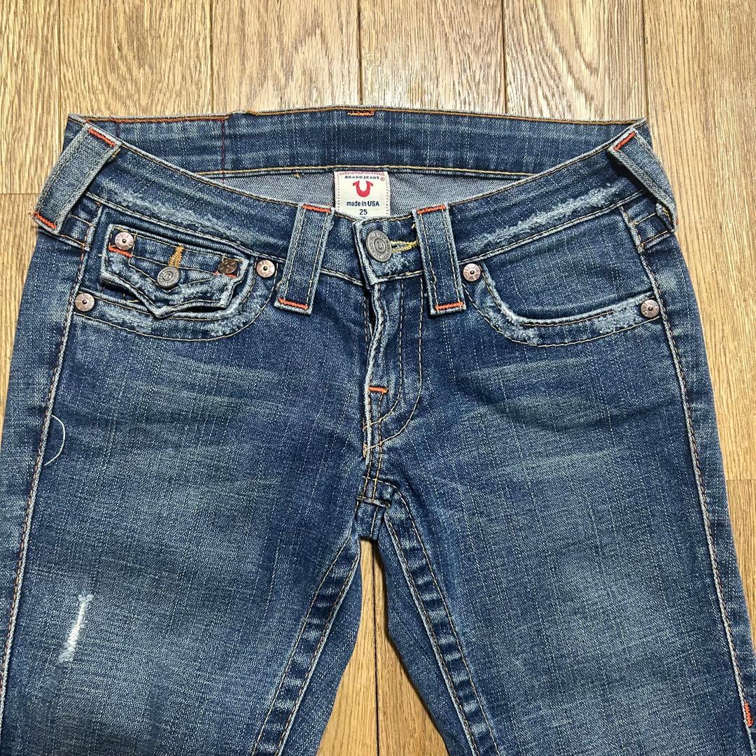 トゥルーレリジョン JOEY ブーツカット フレアデニム USA製 25 - メルカリ