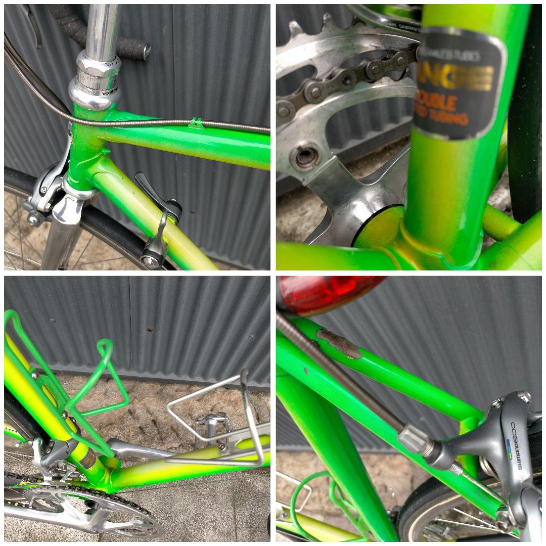 80s☆オーダー車】TANGE クロモリ フルSHIMANO600 520mm - メルカリ