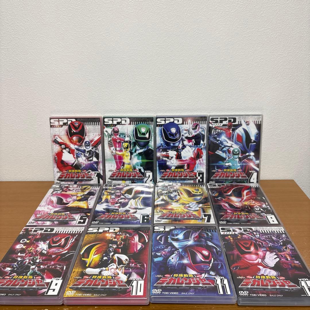特捜戦隊デカレンジャー DVD 全12巻セット - メルカリ