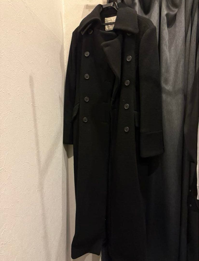 スーパーロングコート　ブラック APOZI Collection ダブルスーパーロングコート ブラック - メルカリ