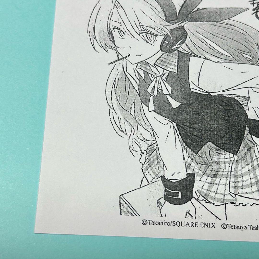【メルカリ便】アカメが斬る　6巻　特典　イラストペーパー　激レア❣️