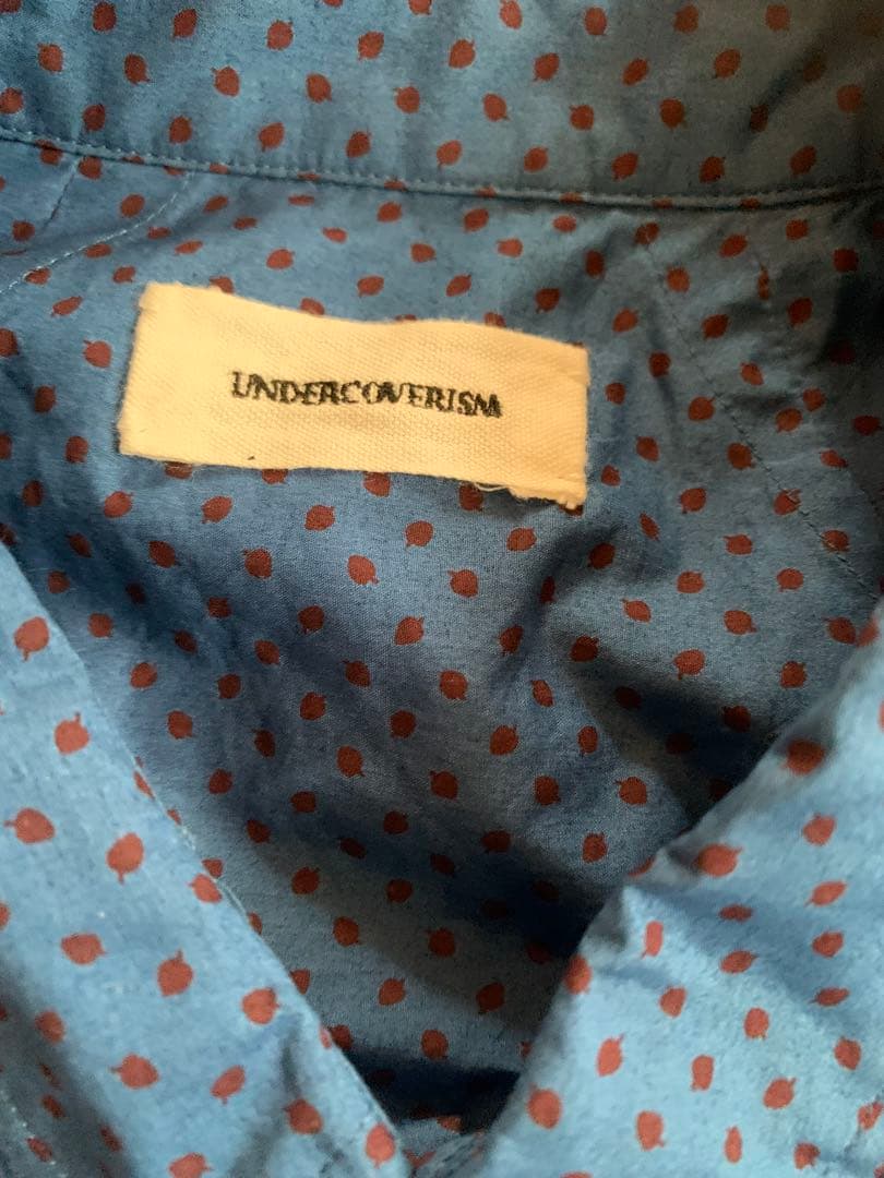 undercover fuck 刺繍　ドット柄　長袖シャツ プルオーバー