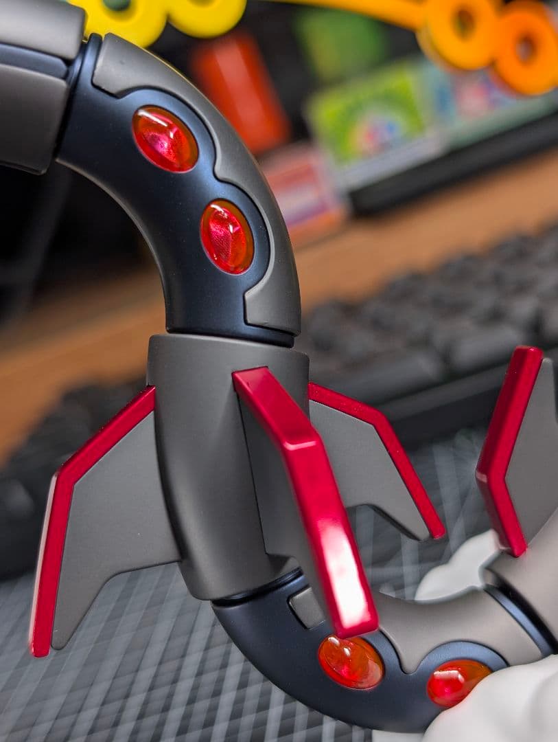 黒いメガレックウザ 全塗装 完成品 ポケプラ - メルカリ