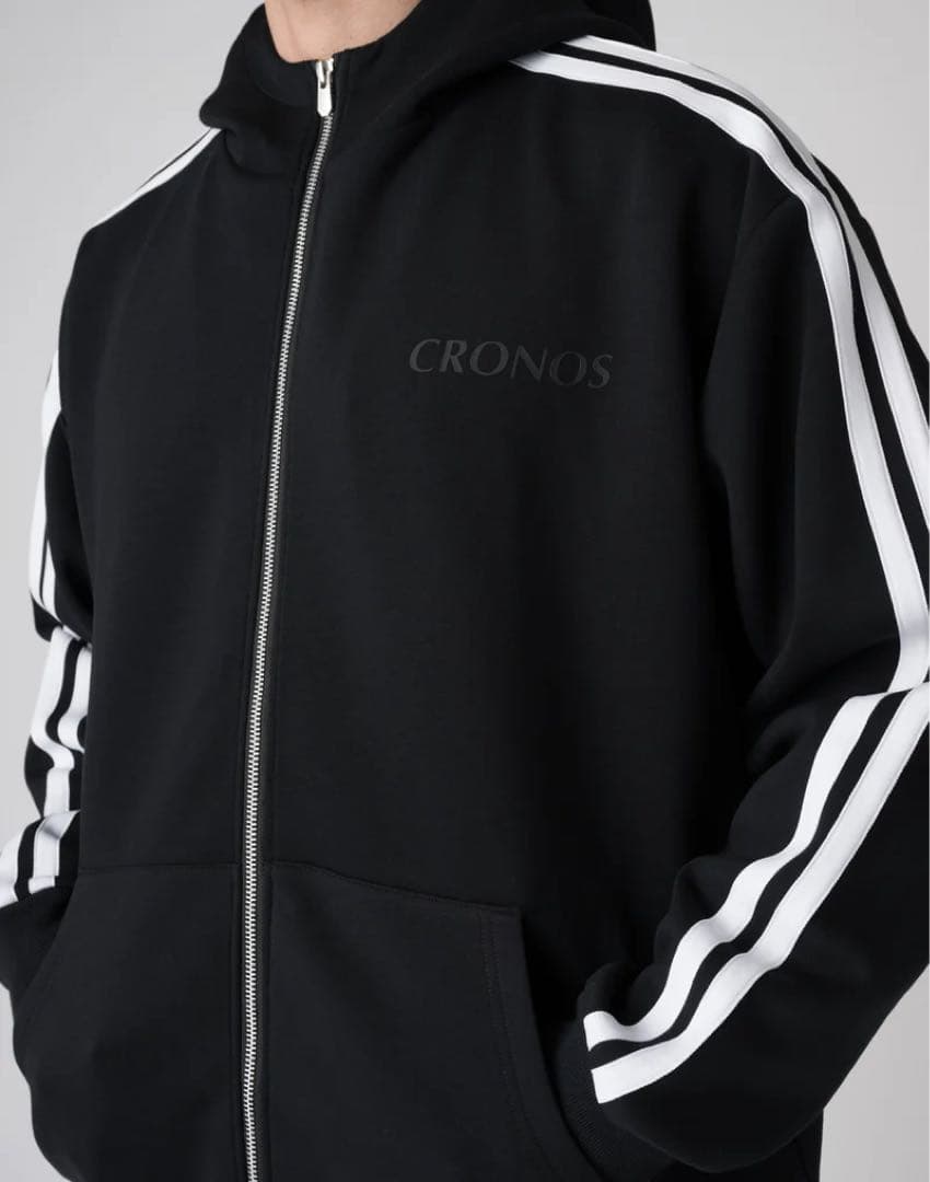 cronosクロノス 2ラインパーカー（新品） - メルカリ