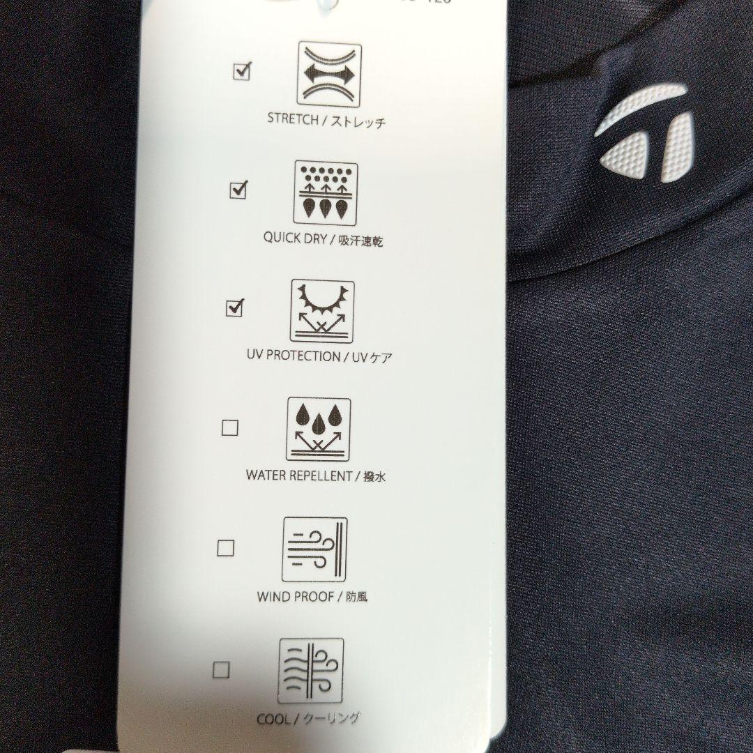 テーラーメイド:レディース:Lサイズ:モックネック長袖シャツ:ネイビー