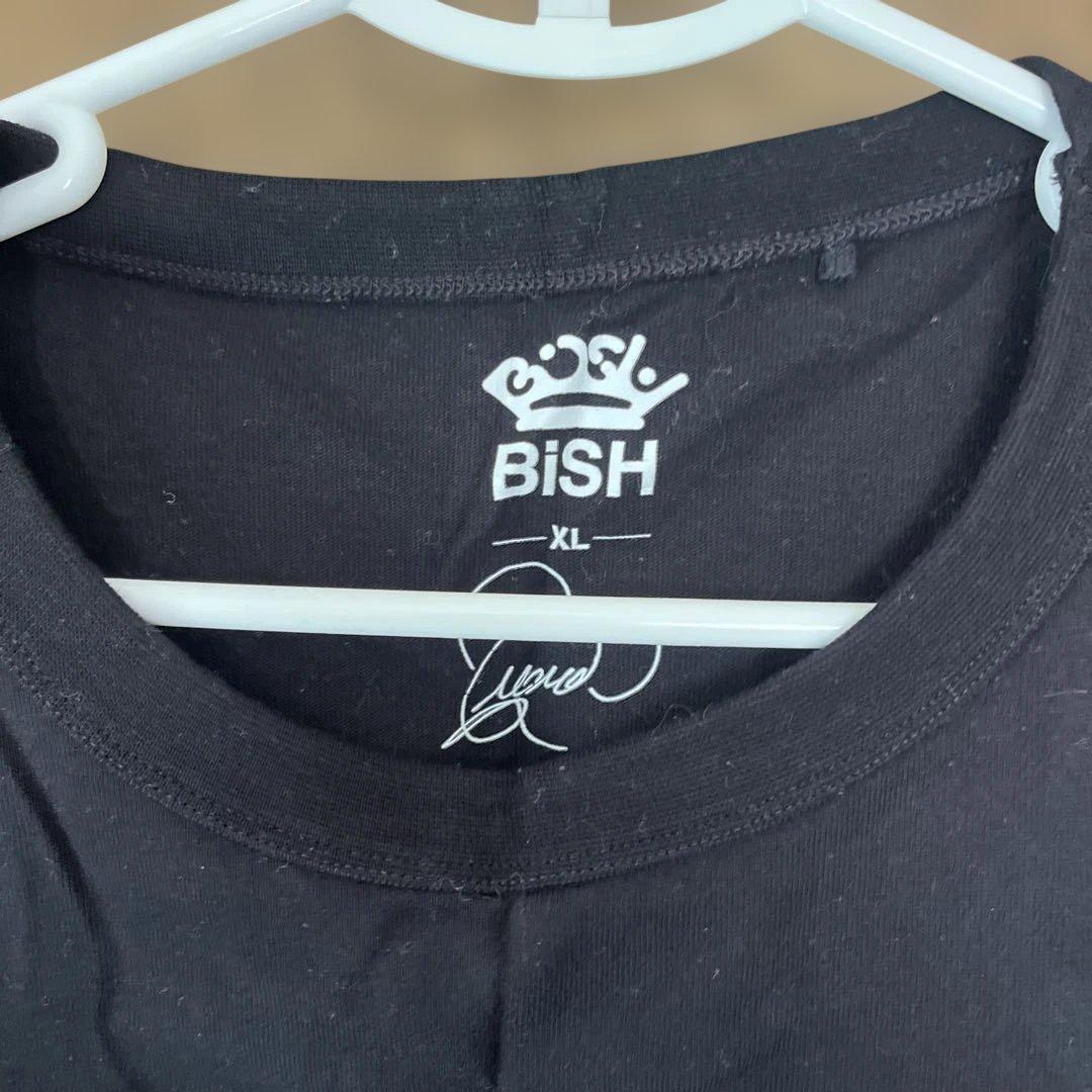 BISH XL ブラック グラフィックTシャツ - メルカリ