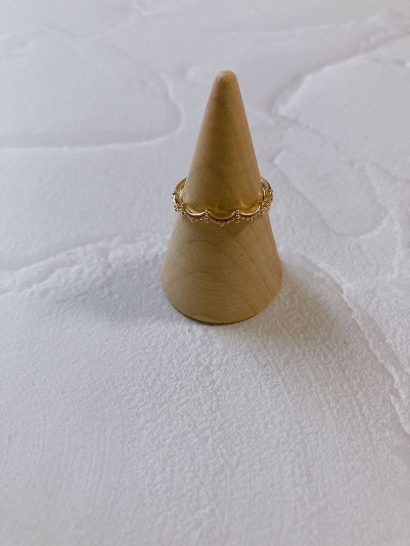 NOJESS】 Pocket Ring k10スカラップレース リング 13号 - メルカリ