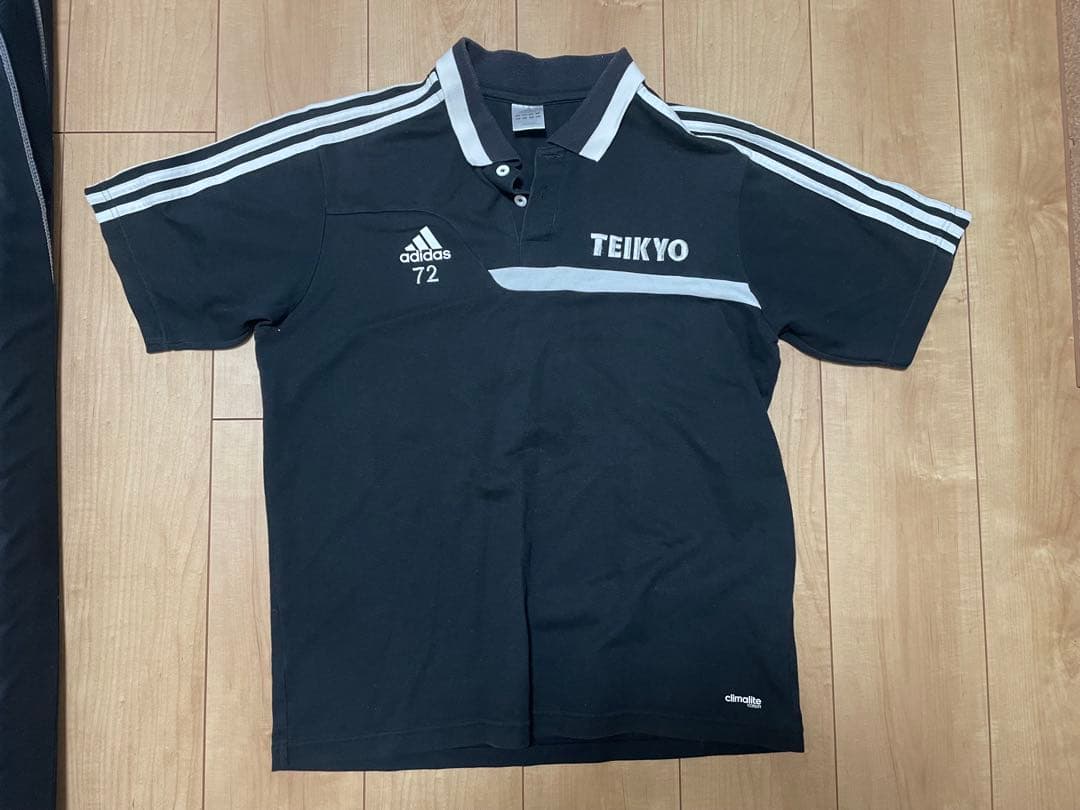 帝京第三 adidas ブラック ジャージセット XLサイズ - メルカリ