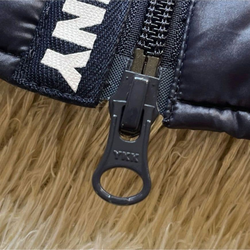 極美品 ジャックバニー ダウンベスト フルジップ ダブル サイズ5 ネイビー