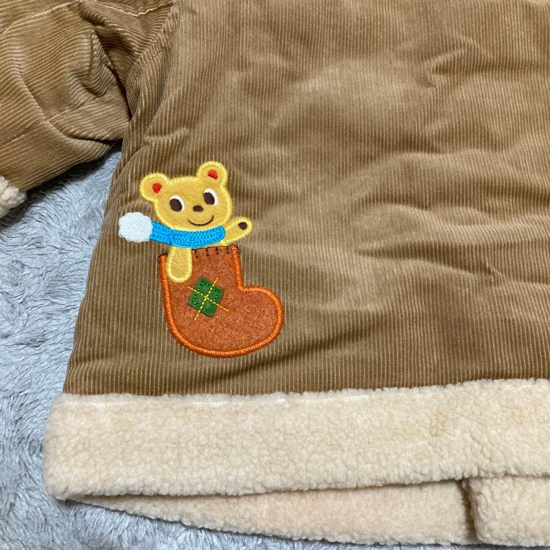 ☆新品☆ ミキハウス ボアジャケット アウター コート コーデュロイ