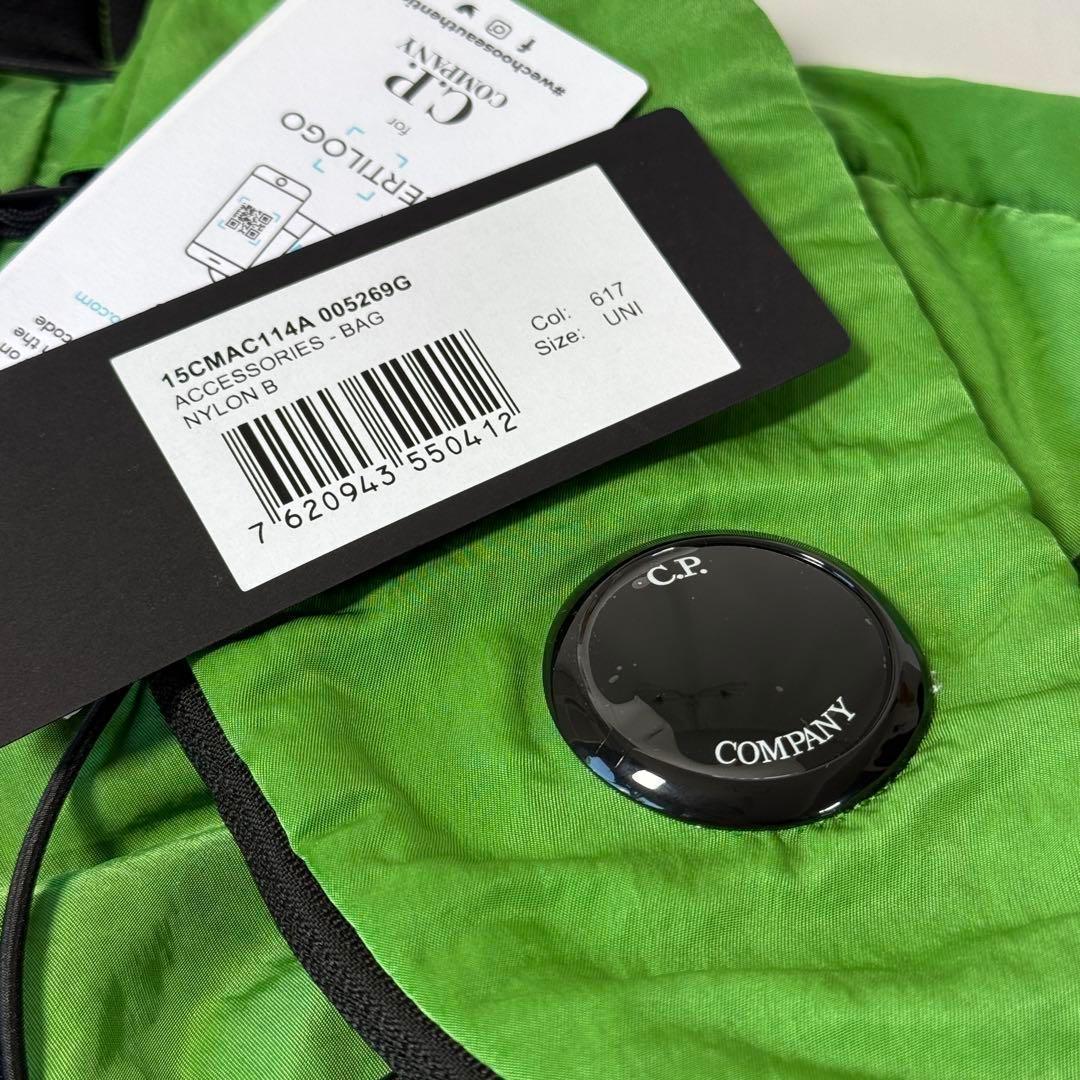 【定価4.2万/あおば着用】C.P.Company ボディ バッグ グリーン