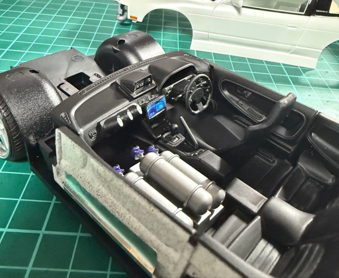 アオシマ URAS 180SX NOS仕様 Ver.2 WORKホイール 深リム - メルカリ