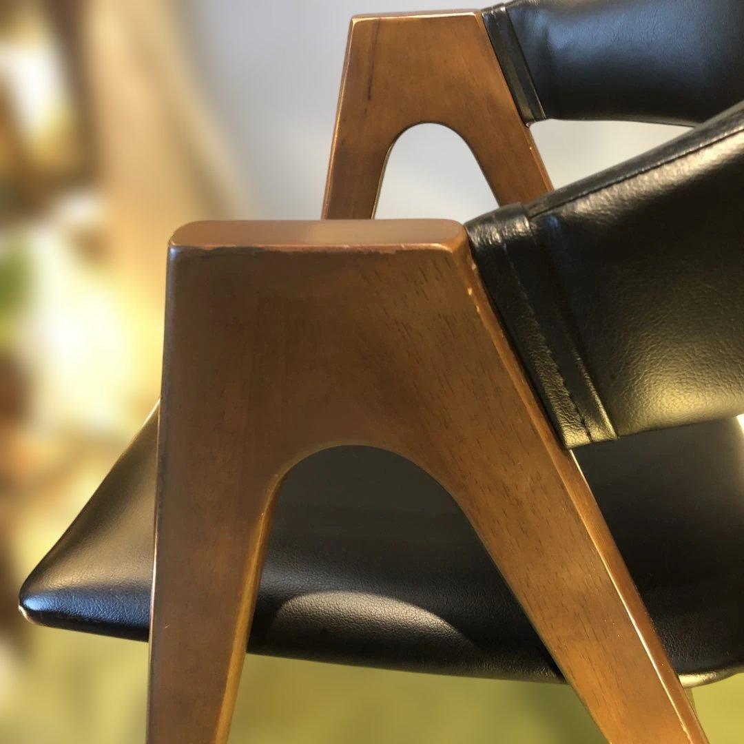 L1 スタイリッシュモダン 北欧ST ショートアームチェア