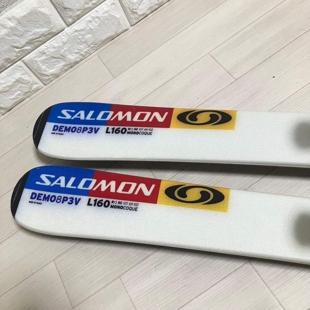 良品】SALOMON DEMO8P3サロモン スキー160/ケース.ストック付 - メルカリ