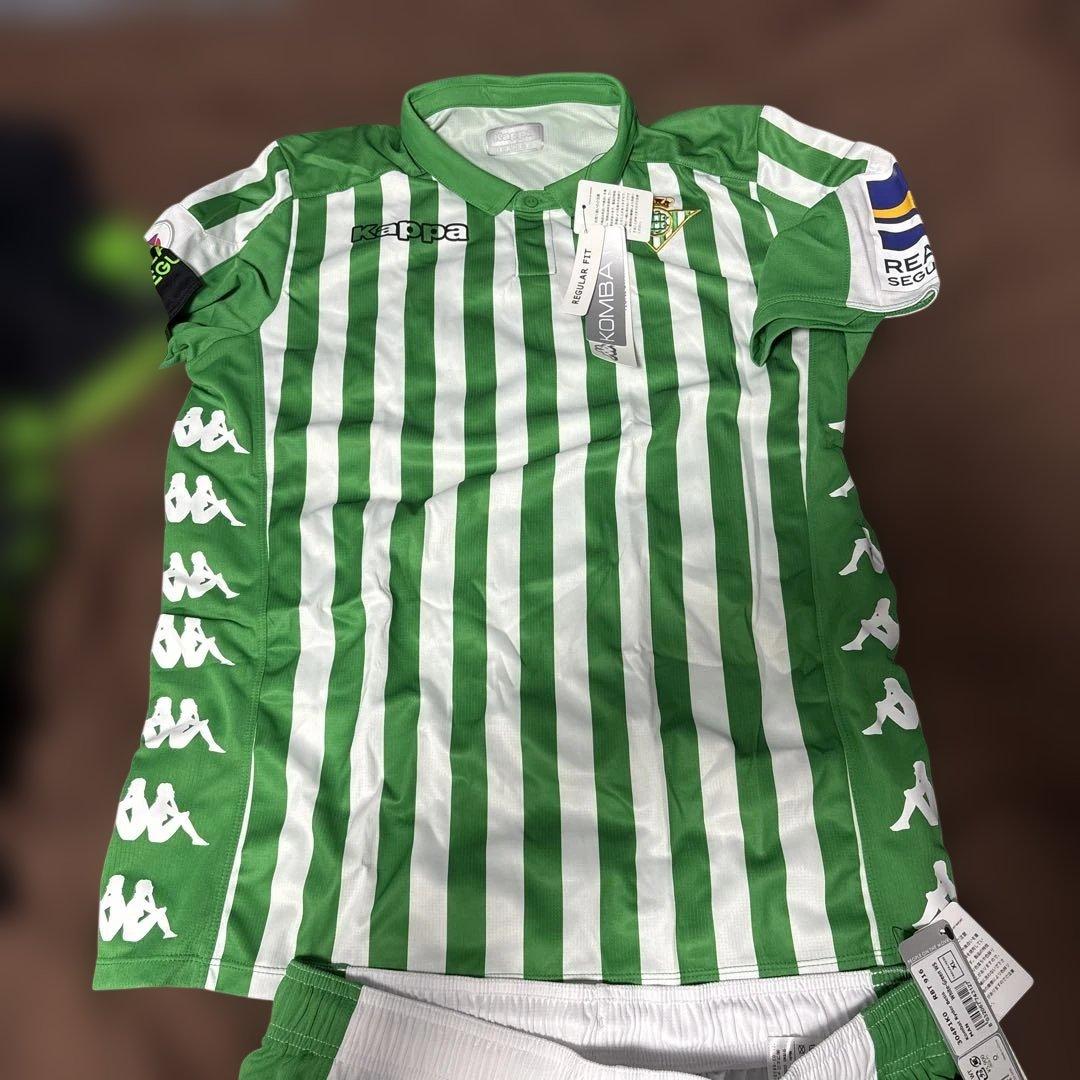 正規品 レアルベティス ホーム アウェイ セットKappa サッカー Lサイズ