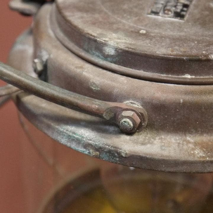 アンティーク ランプ 日本船燈(株) Z種白燈(電気用) 昭和46年6月