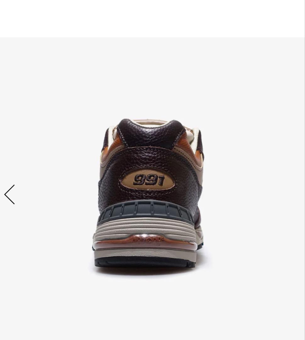 28cmニューバランス New Balance M991v1 チョコレートプラム - メルカリ