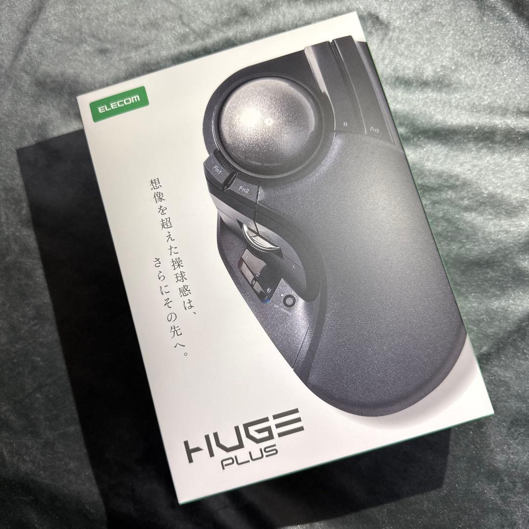 新品未開封　M-HT1MRBK　ELECOM HUGE PLUS トラックボール HUGE PLUS ワイヤレストラックボール[10ボタン/ベアリング] - M-HT1MRBK