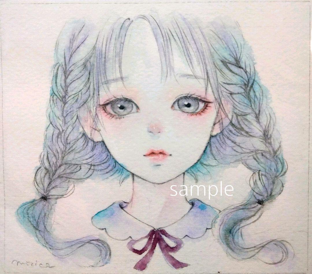 2448E　絵画　肉筆原画　 手描きイラスト　オリジナル