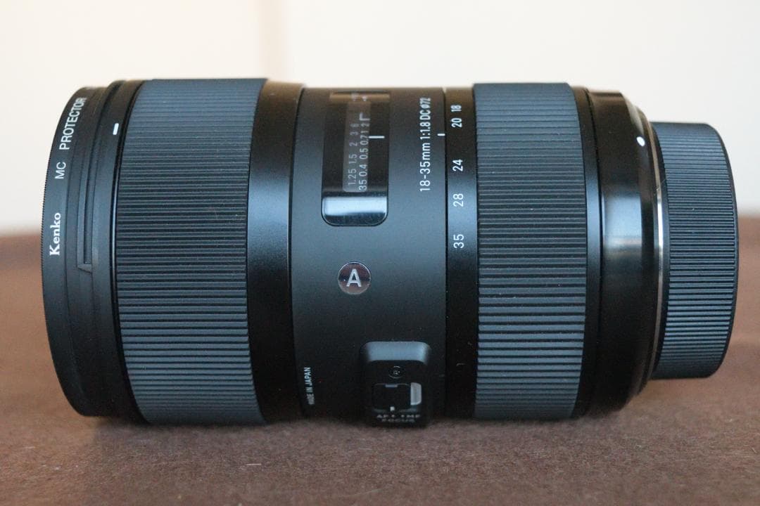 超美品 SIGMA 18-35mm F1.8 DC HSM ニコン フィルター付 シグマ 18-35mm F1.8 DC HSM Art ニコンF用 | 交換レンズ