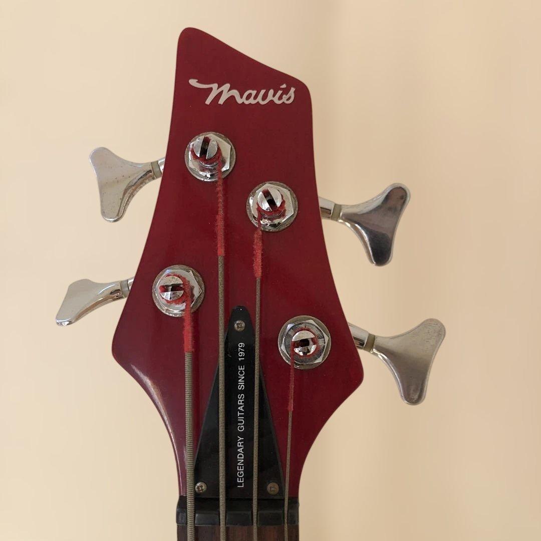 Mavis PJ Shape ベース Bass レッド - ベース送料 無料 通販