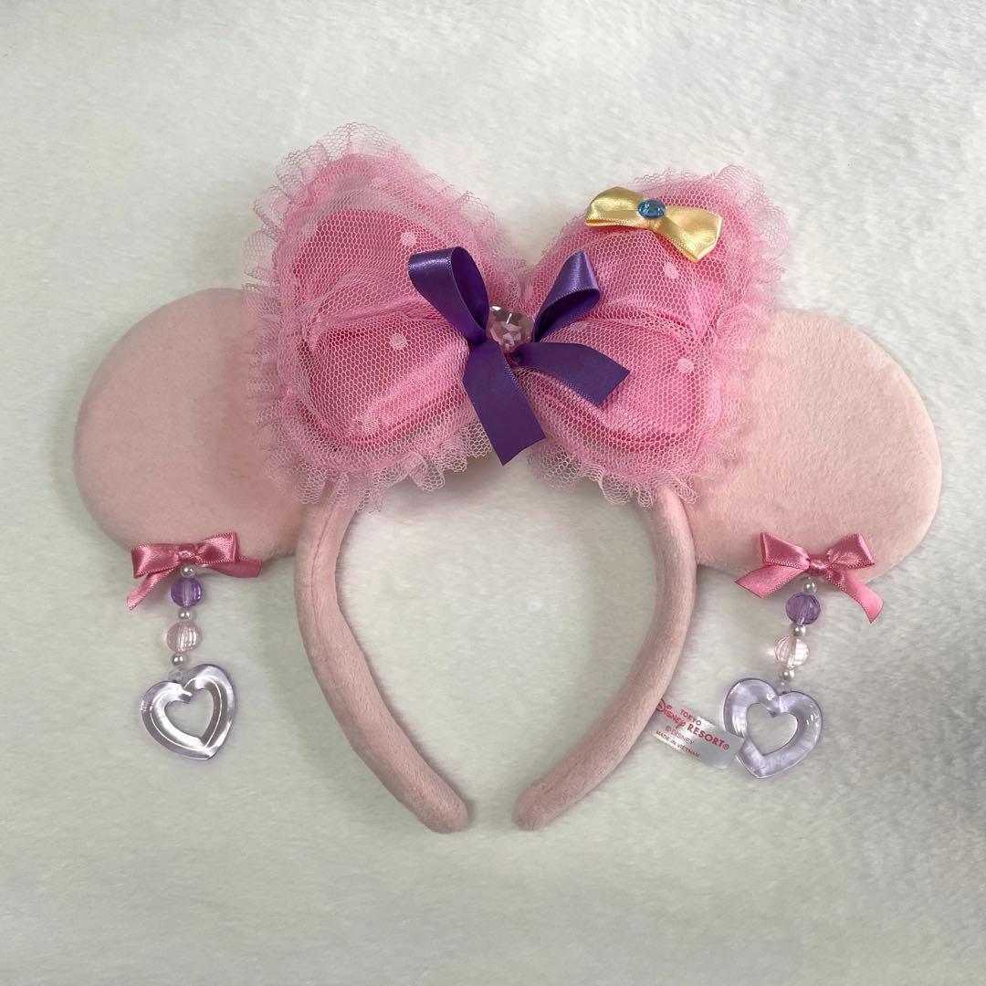 ディズニー イヤリング カチューシャ ミニー ピンク - メルカリ
