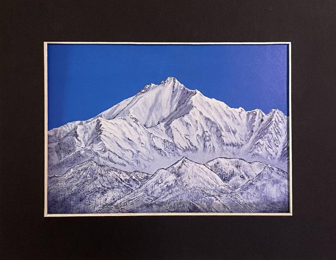 上河辺みち 油彩 「胡蝶蘭」額装 共シール 絵本挿絵画家 1974年 油絵 D
