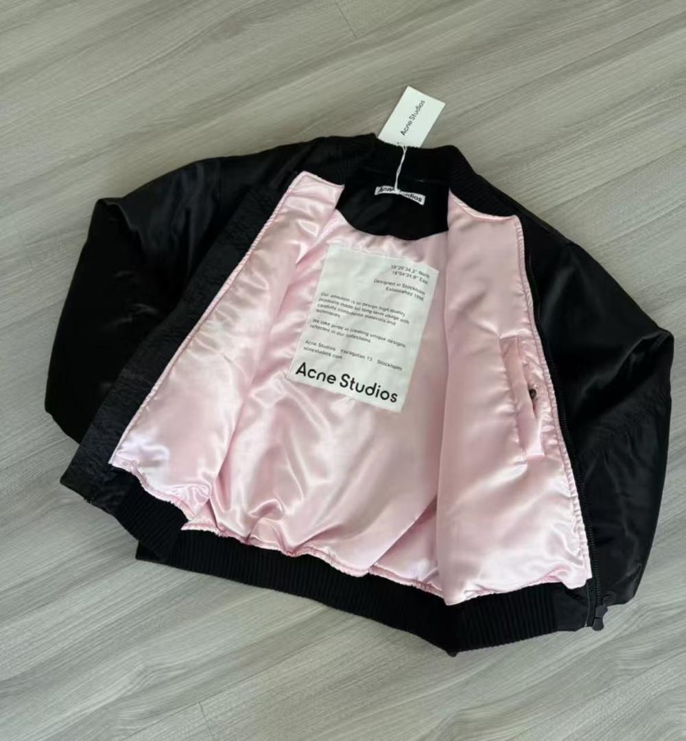 Acne Studios MA-1ジャケット ブラック - メルカリ