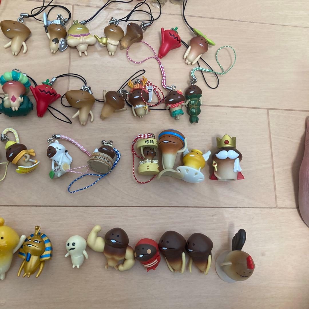 なめこ栽培キット　ストラップ フィギュア