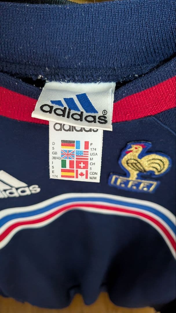 ヴィンテージ 98フランス代表 トレーニングトップ 支給品 サイズМ 希少