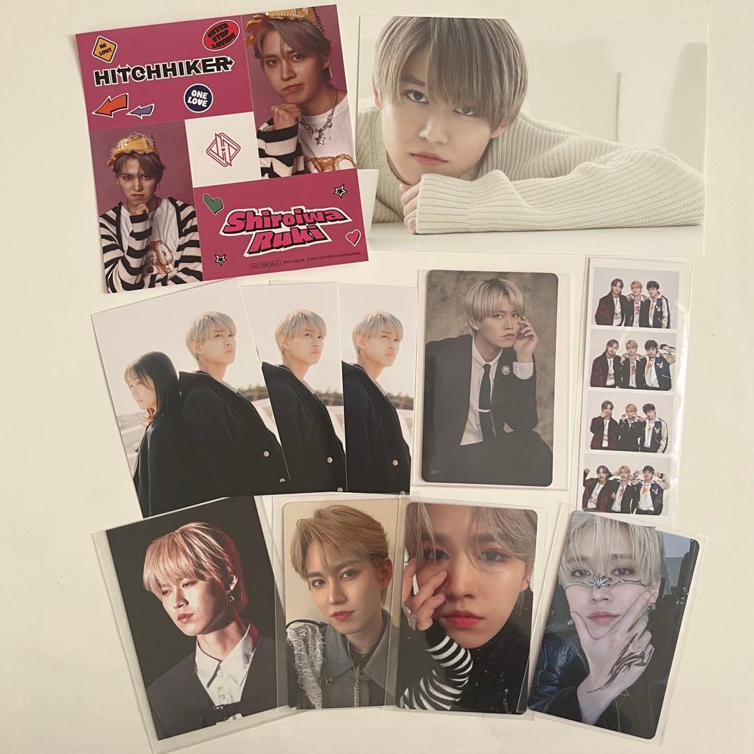 JO1 白岩瑠姫 まとめ売り トレカ ステッカー ポストカード など - メルカリ