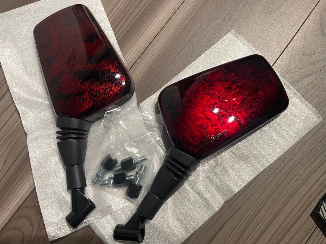 バイク ナポレオンミラー カスタム 塗装 コルク半 ヘルメット 三段シート FREEDOM Seiji | コルク半塗装✨ 3段シート塗装✨ #浜松freedom