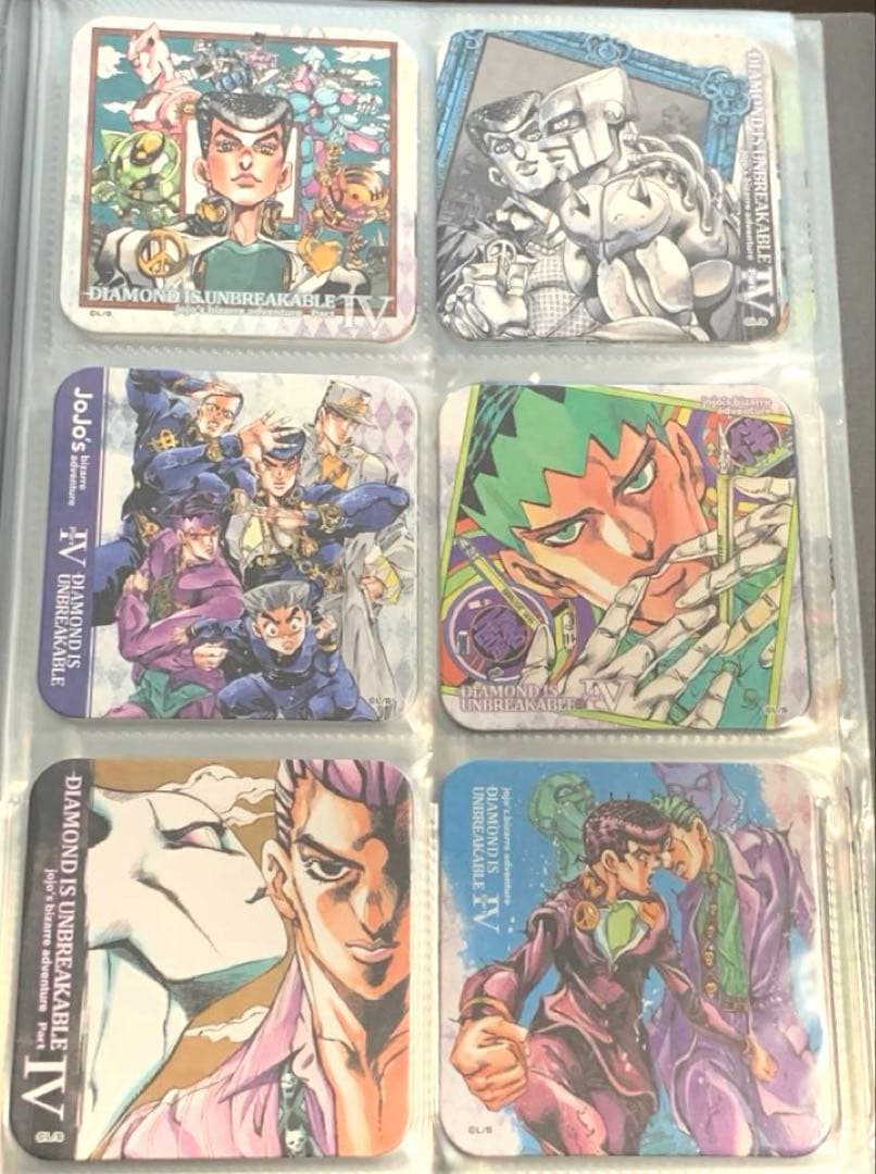ジョジョの奇妙な冒険　原画展　アートコースター　58種