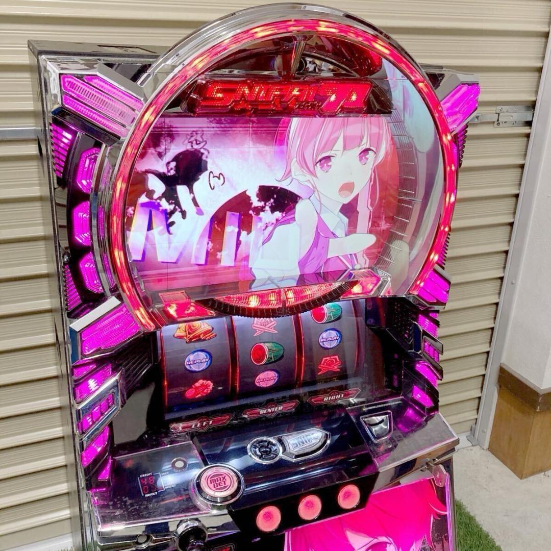 証紙付 スナイパイ 71 実機 家庭用電源 不要機 実機 管438 NET スナイパイ71 中古パチスロ実機 [8ch対応] A-SLOT