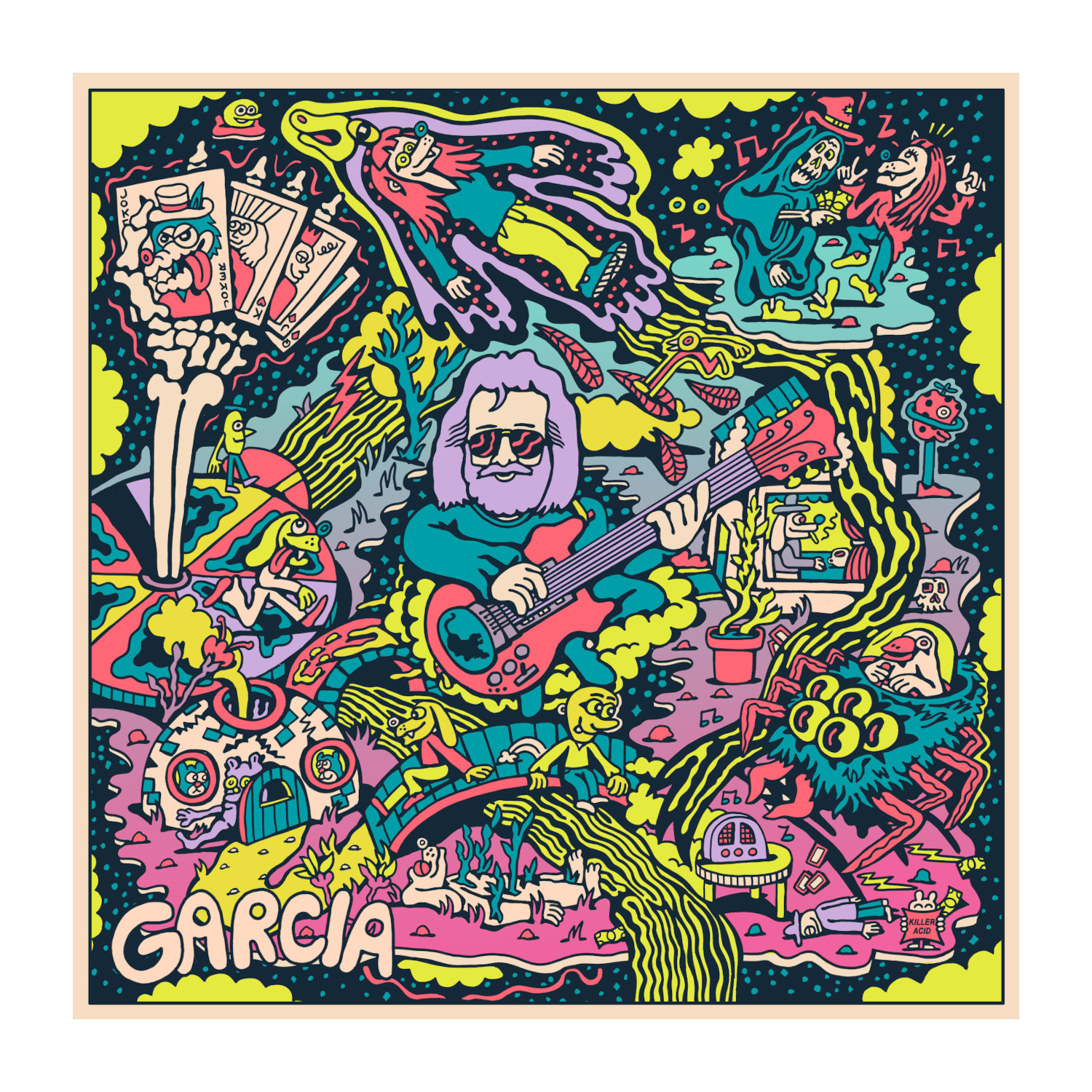 Garcia (Bicycle Day 2023) by Killer Acid Limited Edition Print