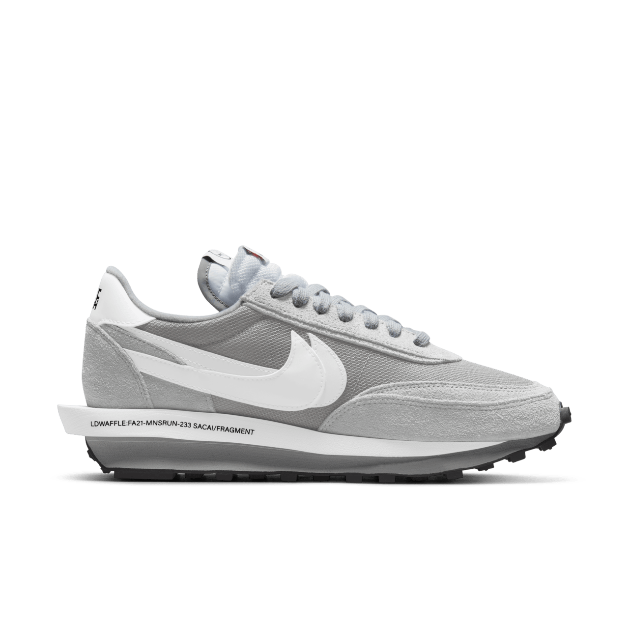 LDWaffle x sacai x Fragment 'Light Smoke Grey' Release Date. Nike