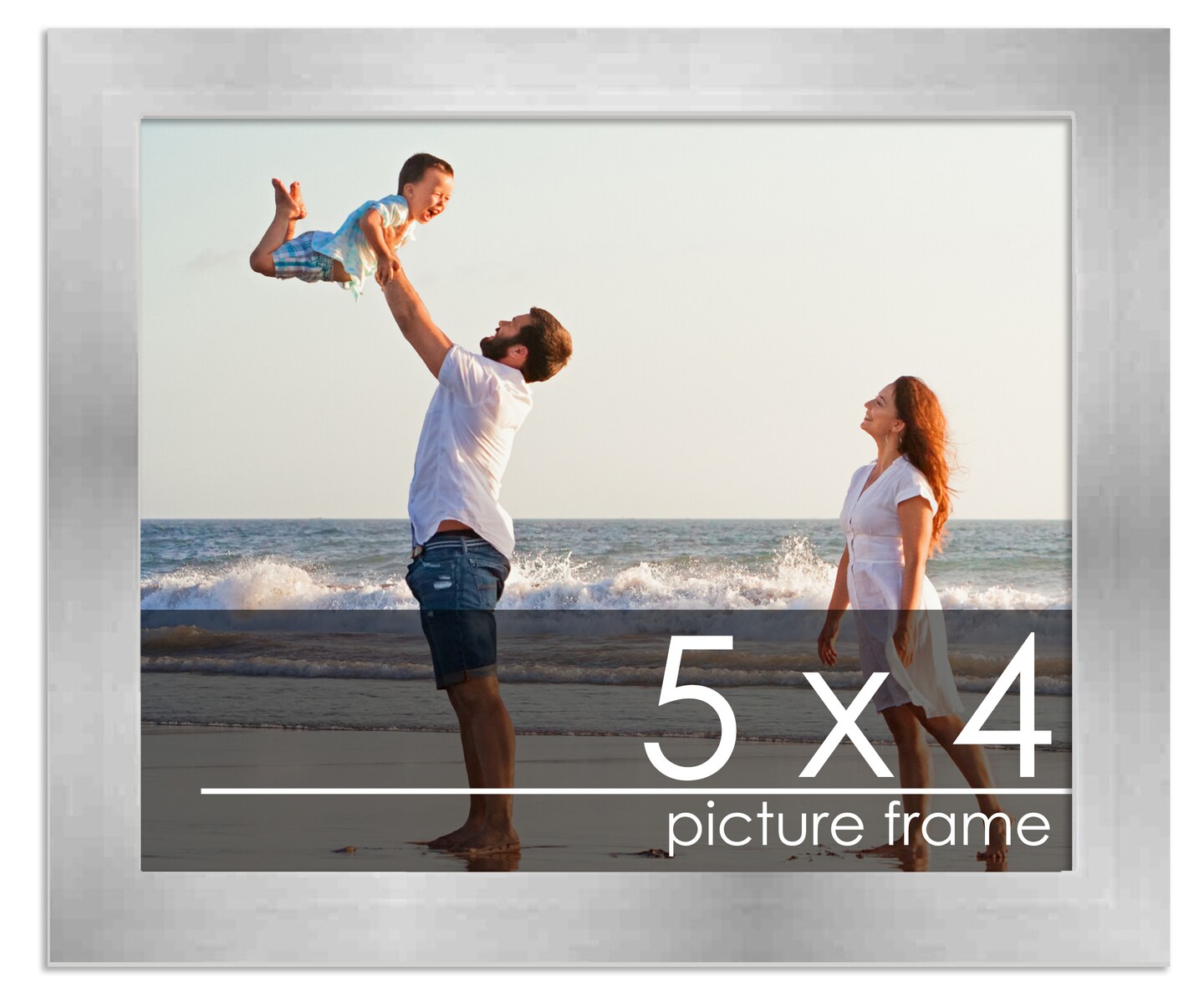 5x4 Solid Wood Picture Frame with UV-Resistant Acrylic & Acid-Free