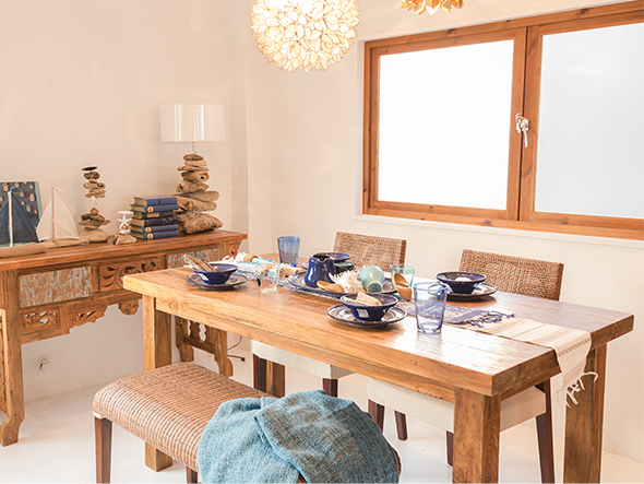 KAJA CHISTA Old Teak Dining Table / カジャ チスタ オールドチーク