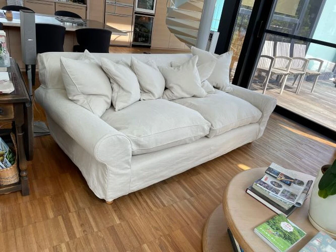 コンランショップの ウィンスロー3シーターを張替えました。 | ブログ