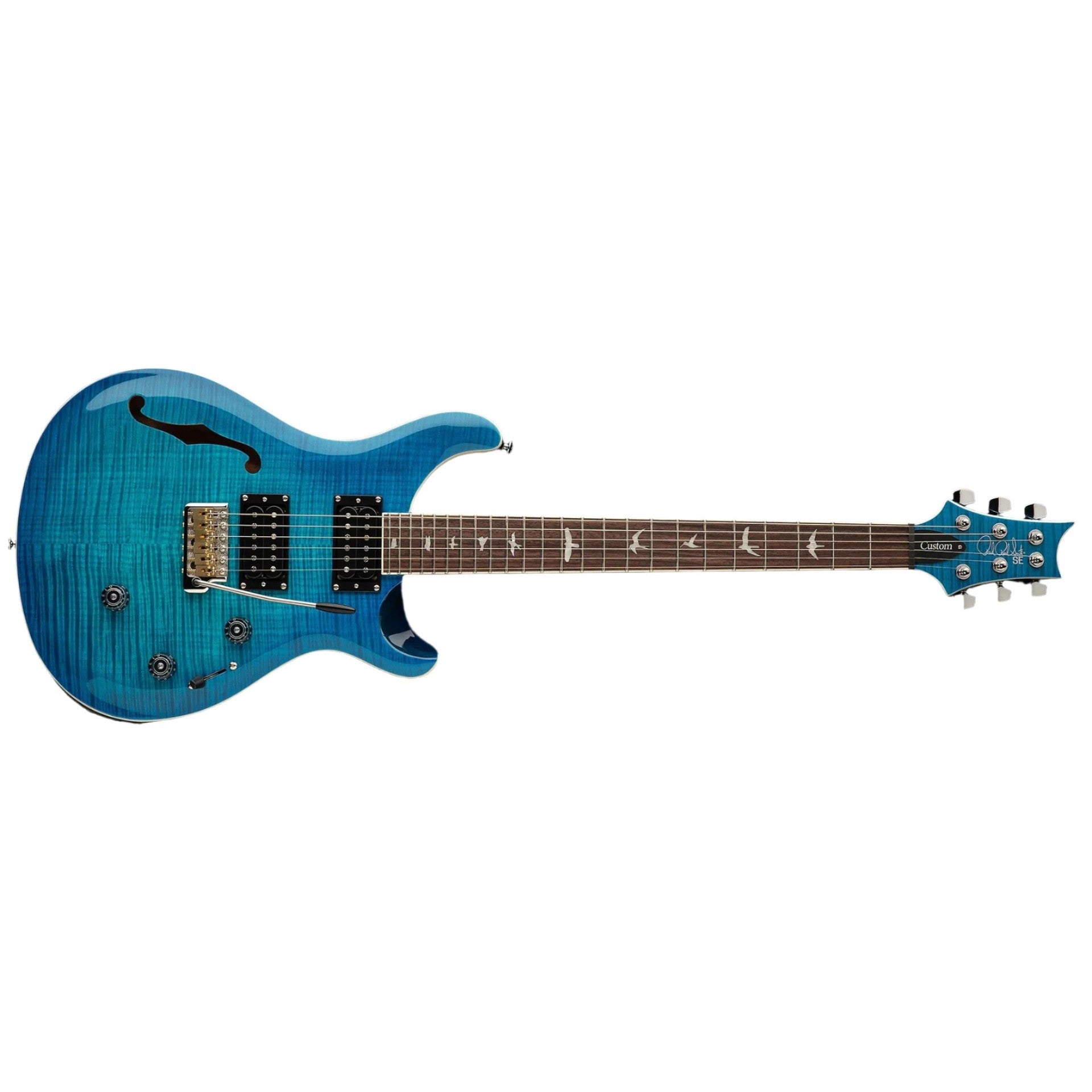 PRS - SE Custom 24 Semi-Hollow Piezo - 2025 - Lake Blue – Steve's
