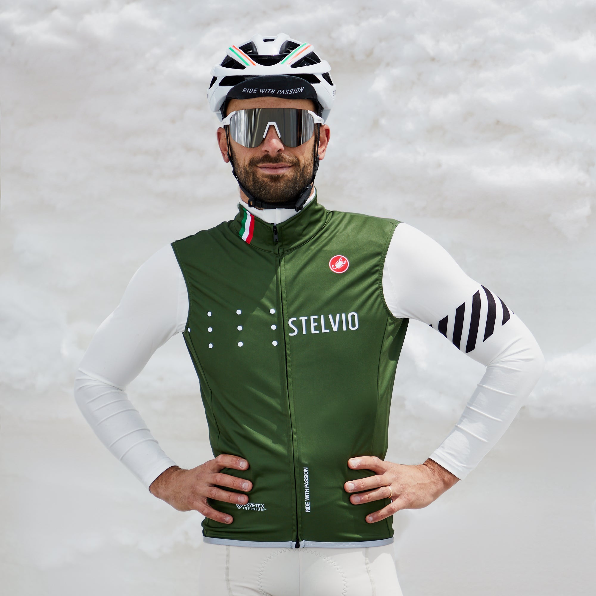 Stelvio Castelli Gore-Tex Windstopper Vest / Solid | Stelvio