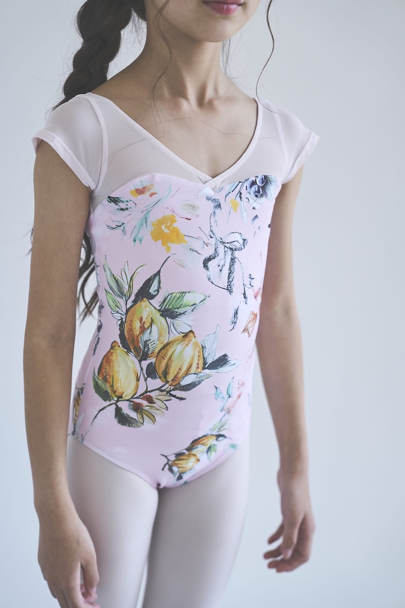 stina / type H half sleeve / Lemon wing pink / kids / girl