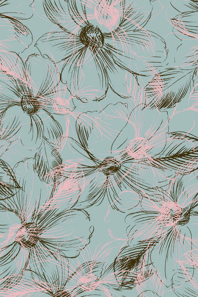 stina / type V lucky / pastel turquoise